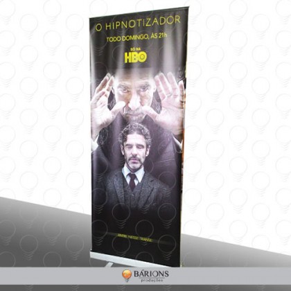 Banner Roll Up em Lona para Divulgação de Filme